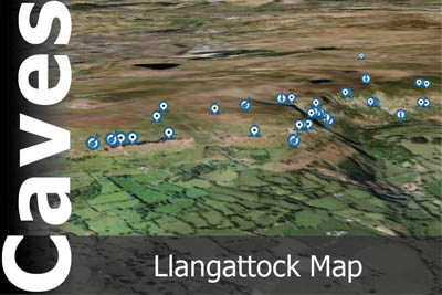 Llangattock Caves Map