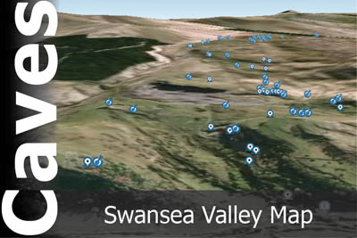 Swansea Valley Caves Map