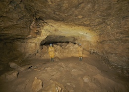 The back of the Main Chamber - Eglwys Faen