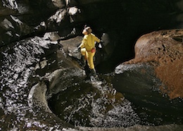 The Step - Ogof Ffynnon Ddu 1