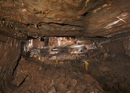 Big Chamber Near the Entrance - Ogof Ffynnon Ddu 2