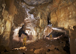 Near Top Entrance - Ogof Ffynnon Ddu 2