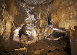 Passage to Big Chamber - Ogof Ffynnon Ddu 2