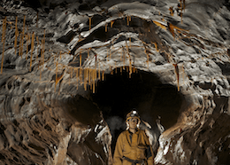 Selenite Tunnel - Ogof Ffynnon Ddu 2