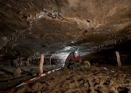 Low muddy crawls - Ogof Tee