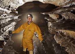 Phreatic Shelving in Ogof Clogwyn