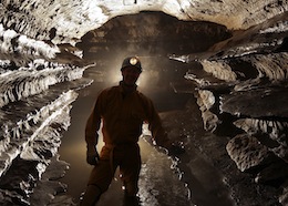 Phreatic Shelving in Ogof Clogwyn