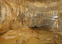 Travertine Passage - Ogof Craig A Ffynnon