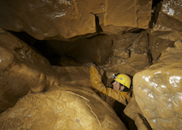 Emerging From The Calcite Squeeze - Ogof Pen Eryr