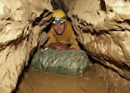 The Entrance Crawl - Ogof Pont Gam