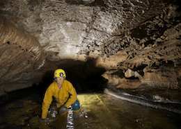 Upper Stream Passage - Porth Yr Ogof Cave